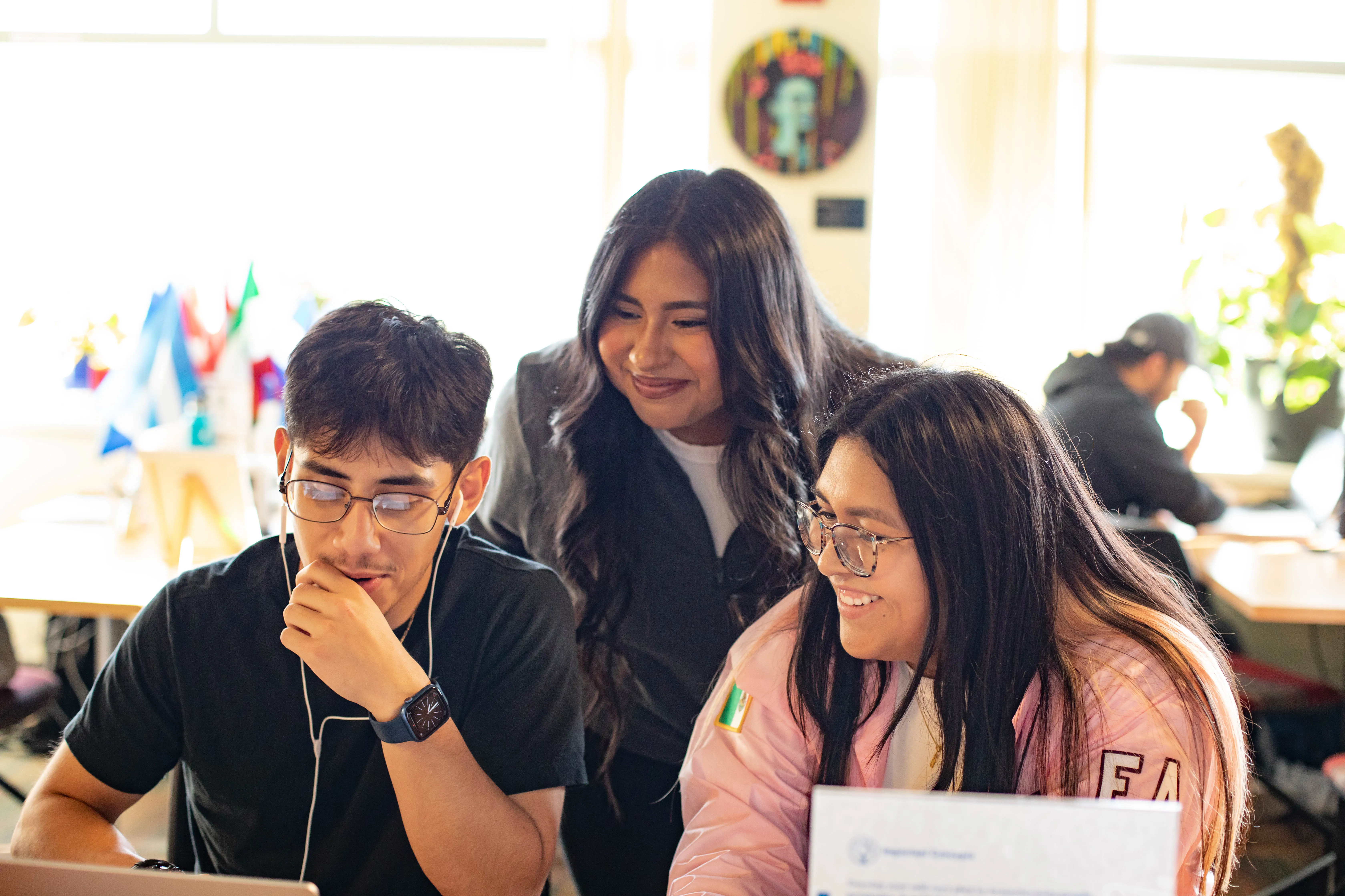 students finding support through mentorship